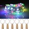 10-Pack Wine Bottle Cork Lights - 20 LED Battery-Operated String Lights